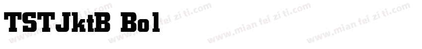 TSTJktB Bold字体转换